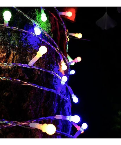 Brastoy Pisca-pisca De Natal Fio De Fada Solar Led 200 Lâmpadas 20m