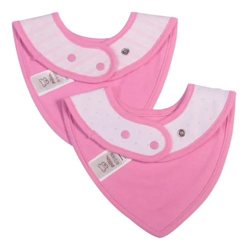 Set 2 Pzas Babero Niña Multicolor Pillin (pvw225sur)