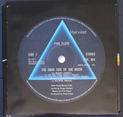 Pink Floyd The Dark Side Of The Moon Mini Réplica Cd Ruso (Usado)
