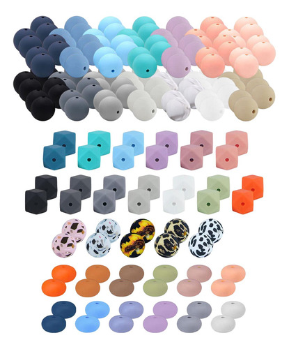 225 Cuentas De Silicona Para Hacer Llaveros, Varios Colores