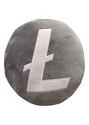 Almohada Soporte Cama Litecoin Pillow - Crypto Pillow De Pel