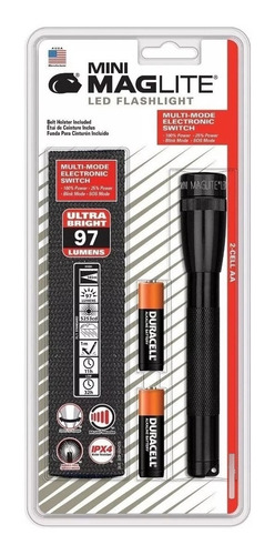 Imagen 3 de 7 de Linterna Led Maglite Mini 97 Lumens 2aa Con 4 Modos 145 Mts