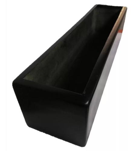Imagen 2 de 5 de Maceta Fibra De Vidrio, Color Chocolate 100x30x30 Cm.