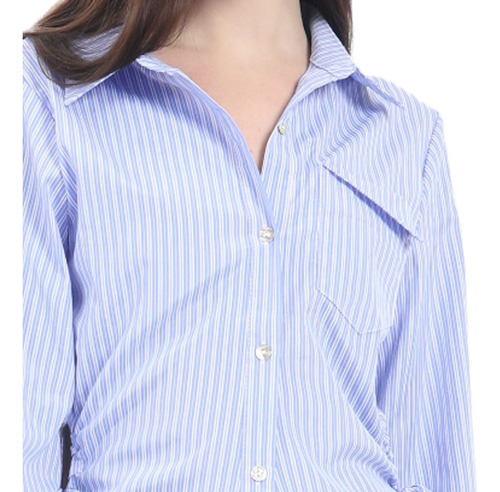 Blusa Para Mujer Long Fit With String At Side Forever 21