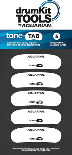Paquete De Parche De Tambor Aquarian (ta1), Blanco