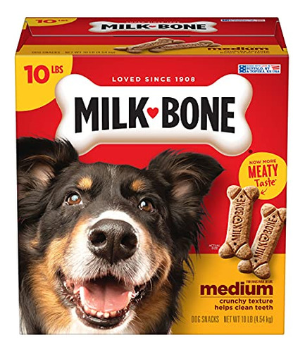 Galletas Para Perro Milk-bone Original Mediano 10 Lbs