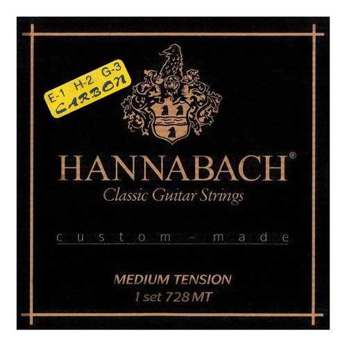 2 Sets Hannabach 728c Carbon P/ Guit Criolla Tension Normal