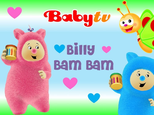 Kit Imprimible Billy Bam Bam Babytv Diseñá Tarjetas Cumples