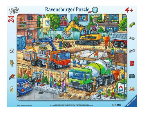 Puzzle Enmarcado - En La Construcción Ravensburger