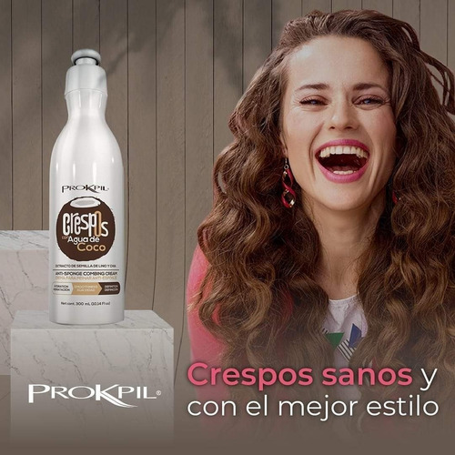 Imagen 3 de 7 de Kit Crespos Agua De Coco Prokpil - mL a $67
