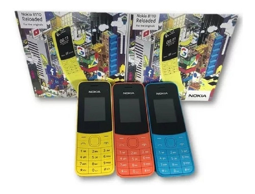 Teléfonos Celular Nokia 8110 Doble Sim Liberado Mp3 Camara