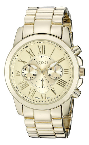 Reloj De Pulsera Xoxo Xo228 Dorado Para Mujer