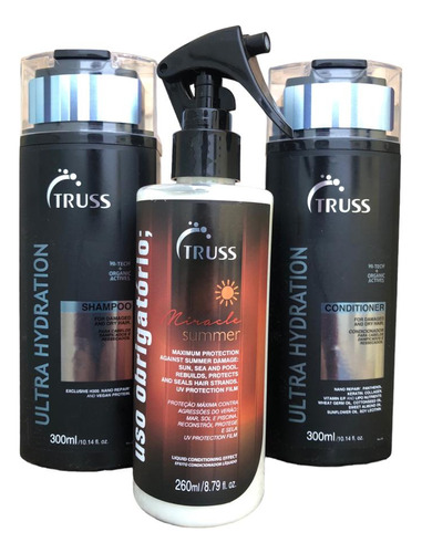 Truss Ultra Hydration Shampoo Cd 300ml+summer Miracle 260ml