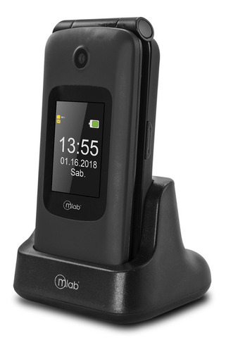 Teléfono Senior Mlab Doble Sim Con Tapa Y Pantalla