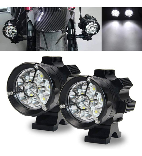 Luces De Conducción Motocicleta, 2 Piezas 48w Focos De...