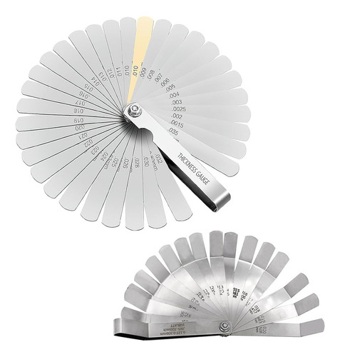 Feeler Gauge Set, Construção Flexível Em Aço