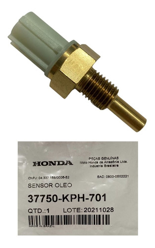 Sensor Temperatura Óleo Adv 750 2017 A 2019 Original Honda