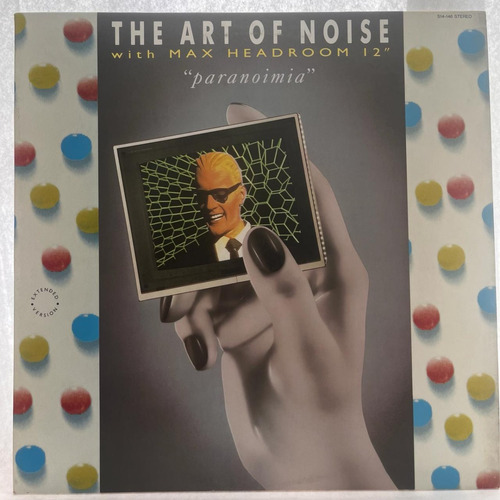 The Art Of Noise With Max Headroom Paranoimia Vinilo Japones