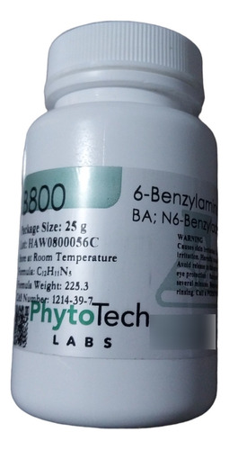 25g Hormona Vegetal - 6-benzylaminopurina (b800)