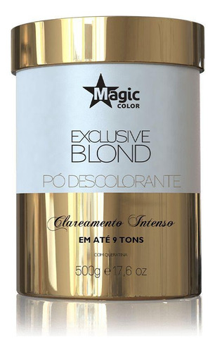 Polvo Descolorante Exclusive Blond Magic Color 500gr