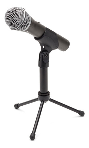 Micrófono Samson Q2U dinámico cardioide gris