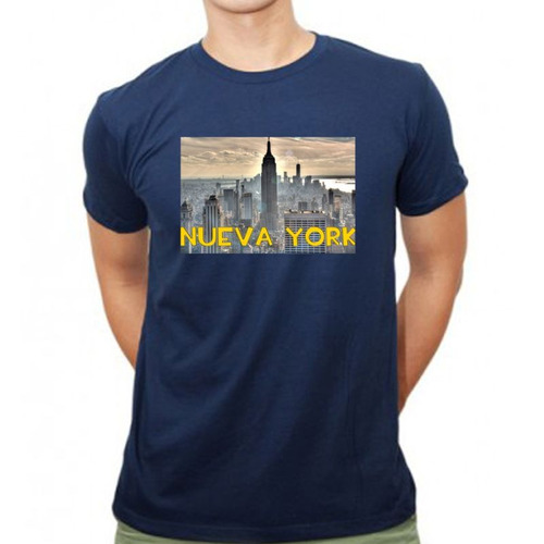 Remera De Hombre Ny New York Ciudades Mundo Libertad Usa M10