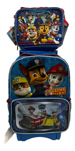 Mochila Paw Patrol Mod 32 Primaria Lonchera