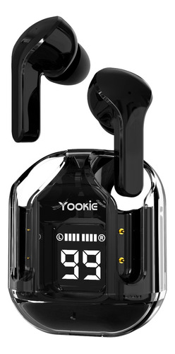 Fone De Ouvido Yookie Es35 Tws, Bluetooth 5.1, Preto