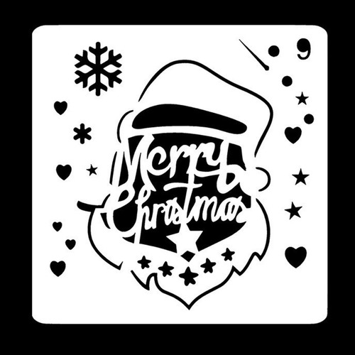 5 X 12 Plantillas De Navidad Reutilizables Para Arte En