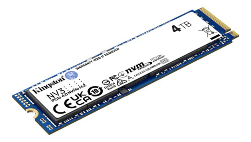 Ssd Kingston Nv3 M.2 Nvme De 4tb Interface: Pcie 4.0 X4