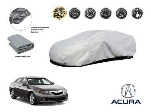 Funda Cubreauto Afelpada Premium Acura Tsx 2.4l 2012