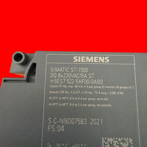 6es7522-5hf00-0ab0 Siemens Simatic S7-1500 Mod