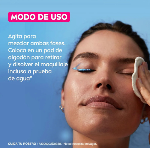 Agua Micelar Reparadora Infusionada +5% Sérum Nivea 400ml