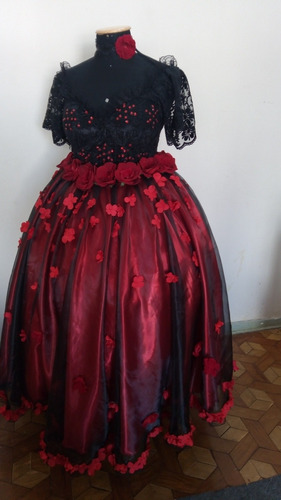 roupa preta de pomba gira