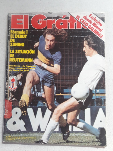 Revista El Grafico N° 3130 Año 1979 Zunino Reuteman Randazzo