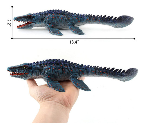 Juego De Juguetes Dinosaurios Eoivsh Megalodon Mosasaurus