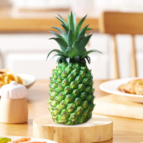 Artificial Pineapple Fatuine Vegele Exibir Peças De Verde