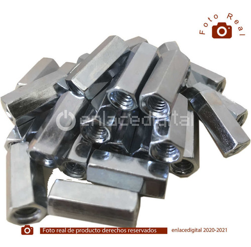 Imagen 3 de 10 de Cople Hexagonal Ch14 Grambel 1/4 Varilla Roscada