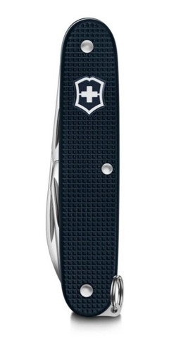 Victorinox Reloj Alliance Con Navaja Suiza, Negro Bisel Plateado