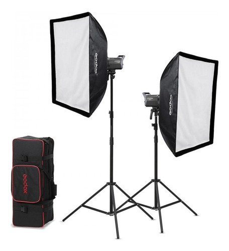 Kit 2 Luces Led Luz Diurna Con Soportes Y Cajas De Luz Godox