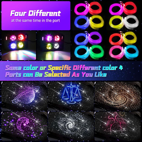 Kit De Techo De Luces Estrellas Para Coche 2 En 1