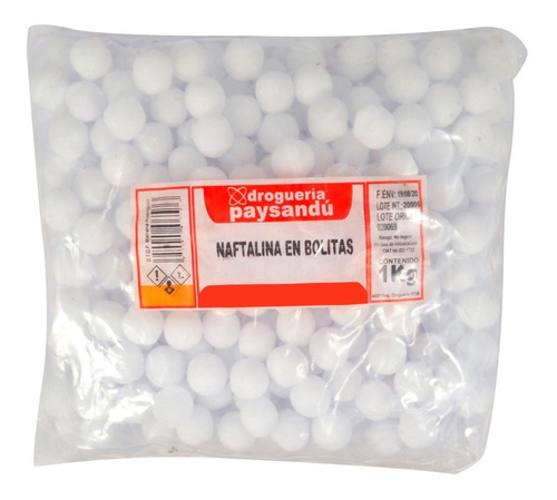Naftalina En Bolitas - 1 Kg