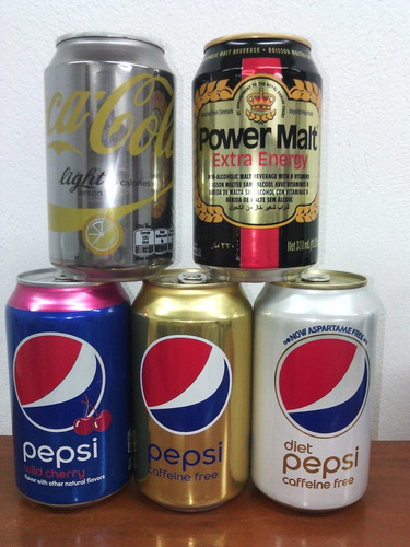 Latas De Pepsi Y Coca Cola