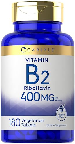 Carlyle Vitamina B2 400mg Tención 180 Tabletas  Ytcfi