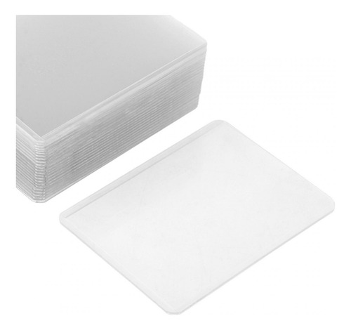 25x Fundas Transparentes Para Tarjetas Portatarjetas