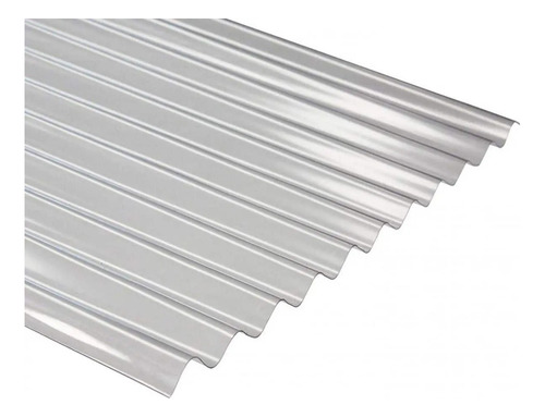 Policarbonato Ondulado Clear Leker 0,5mmx81x250cm