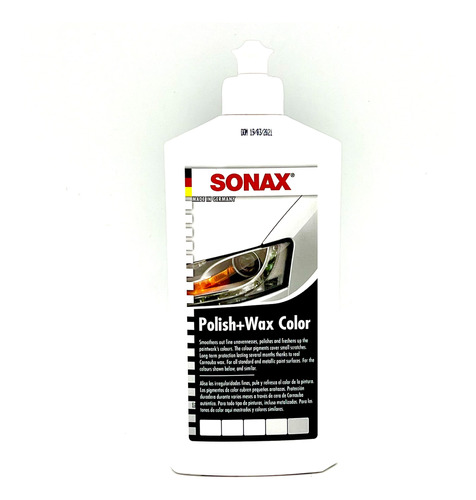 Sonax Polish & Wax Cera Color Blanco