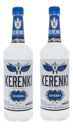 Pack De 2 Ginebra Kerenki 1 L