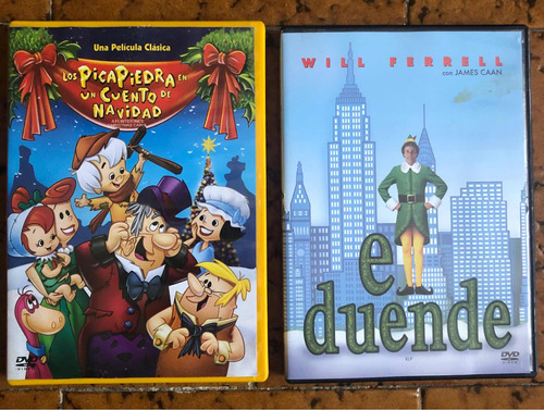 Los Picapiedra Dvd Un Cuento De Navidad Y Elfo Dvd El Duende