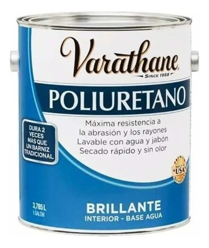 Varathane | Laca Al Agua Poliuretanica | Interior | 3.785 L